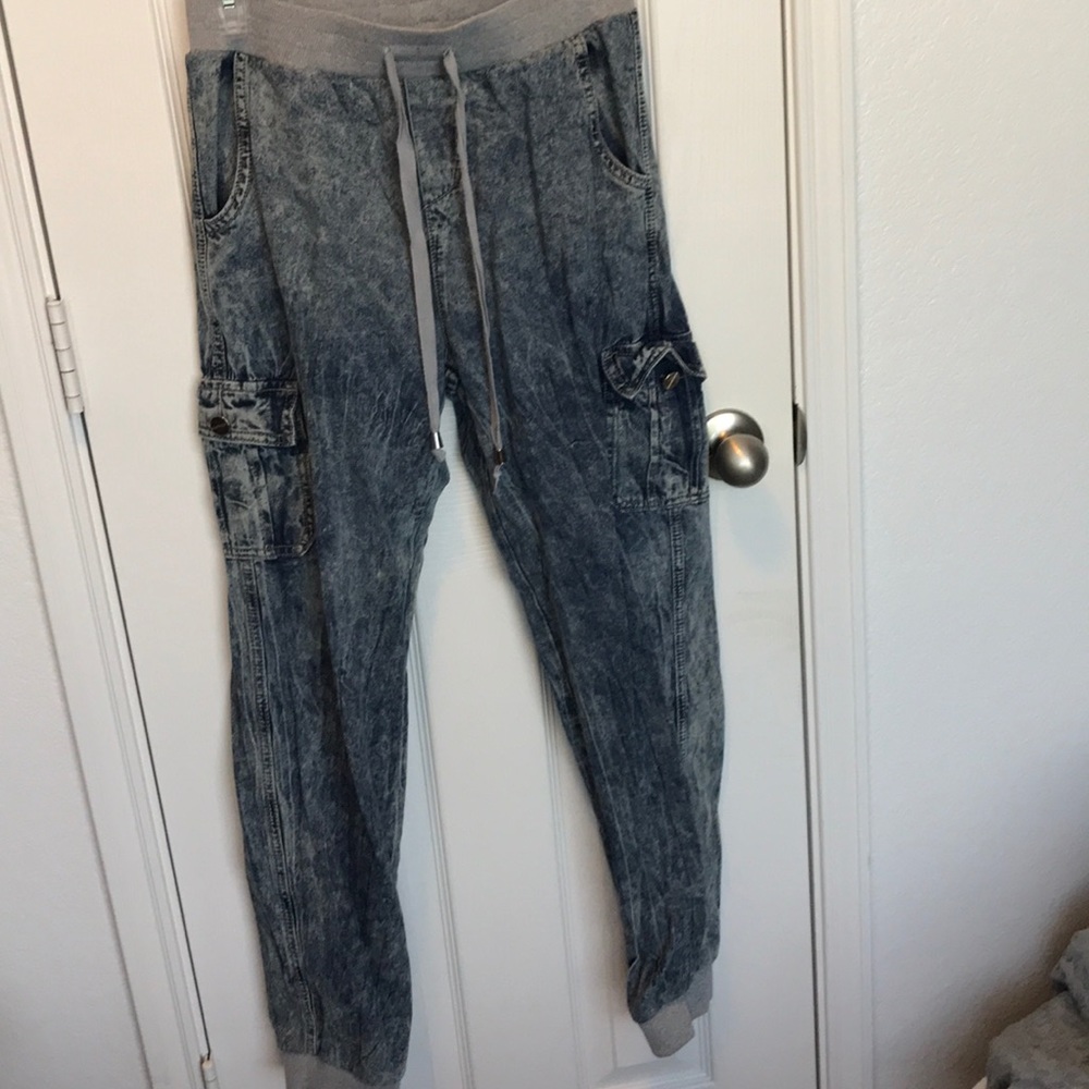 Jean joggers